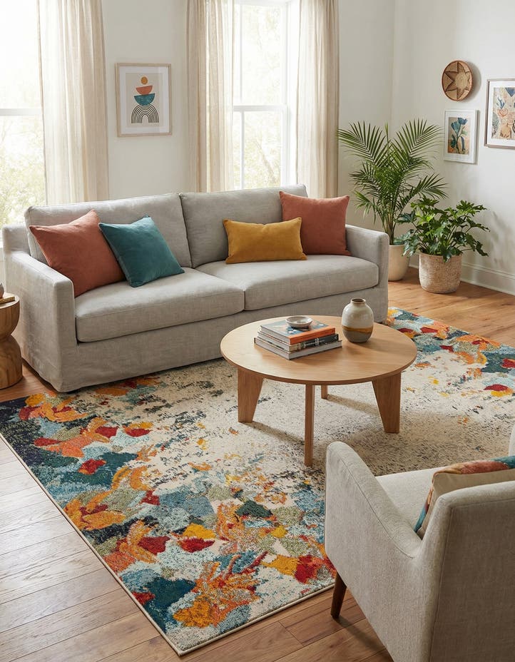 9' x 12' Washable Theia Rug
