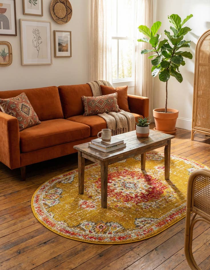 Detail image of 3' x 5' 3 Carrington Oval Rug