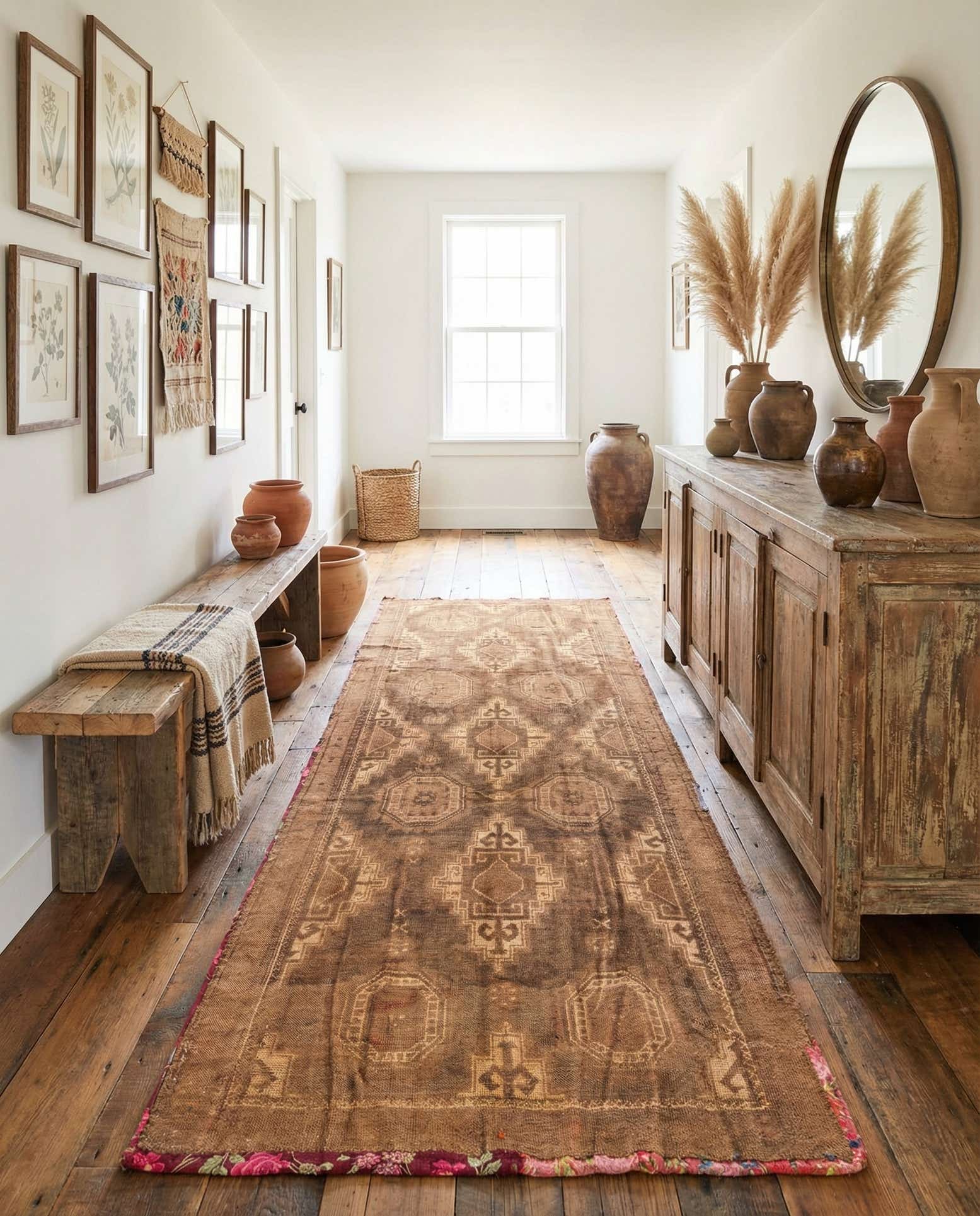 3' 9 x 10' Hand Knotted Balouch Persian Wool Runner Rug