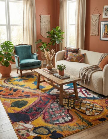 9' x 12' Washable Haerfest Rug