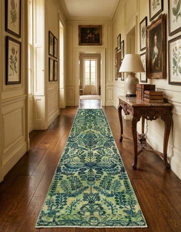 1' 10 x 10' 11 Hamedan Runner Rug