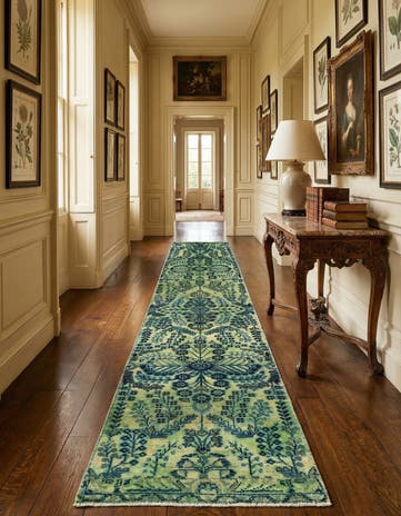 1' 10 x 10' 11 Hamedan Runner Rug