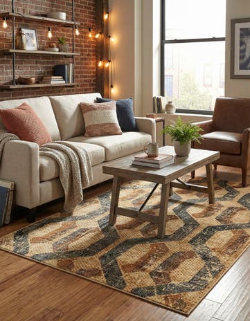 5' 3 x 8' Saturn Rug