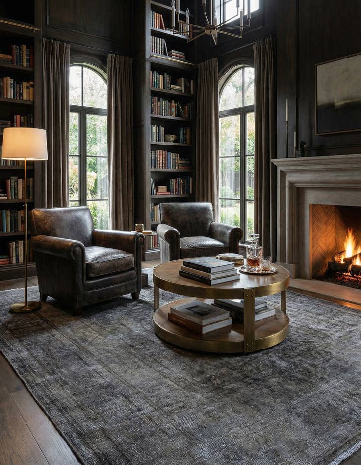 Detail image of 6' 11 x 9' 3 Vintage Royal Wool Rug