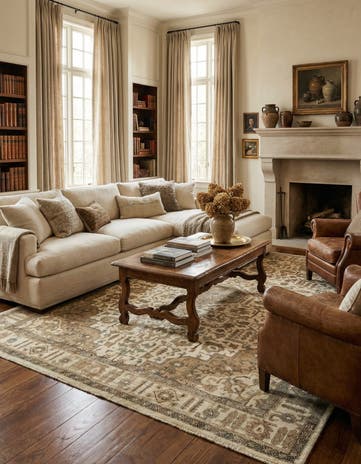 9' 4 x 12' 3 Hand Knotted Vintage Royal Persian Wool Rug
