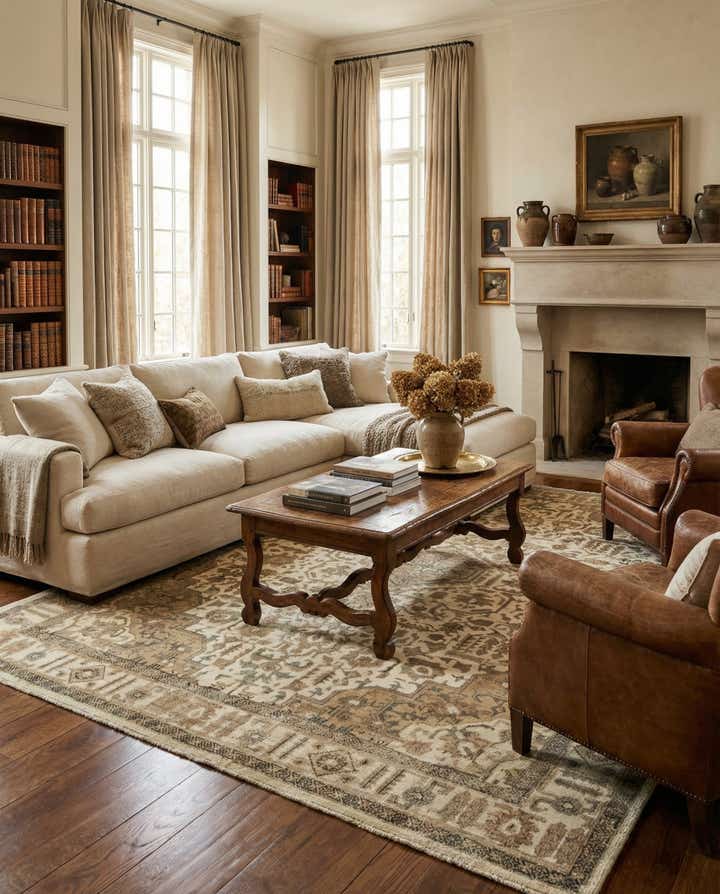 9' 4 x 12' 3 Hand Knotted Vintage Royal Persian Wool Rug