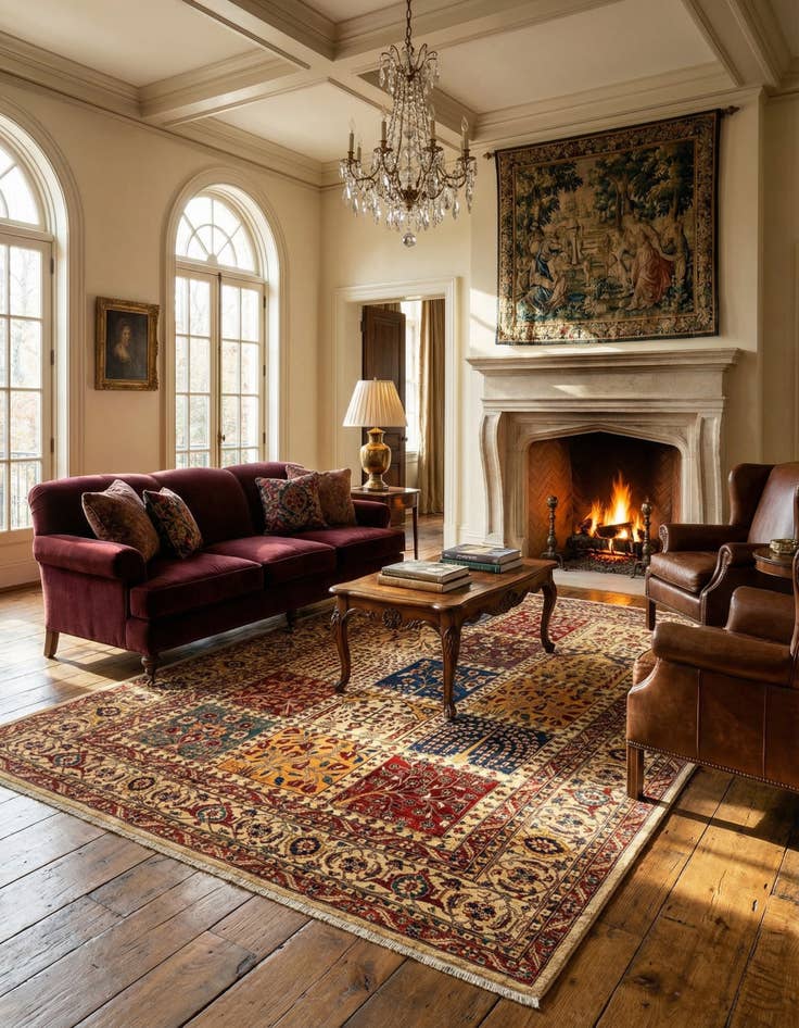 Detail image of 6' 8 x 9' 9 Ariana Ziegler Rug