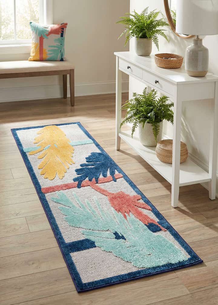 2' x 6' Easy-Clean Belize Indoor / Outdoor Runner Rug