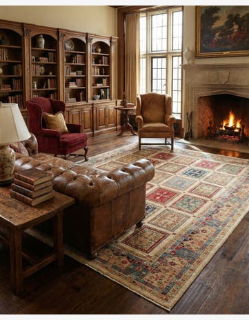 8' 3 x 11' 7 Hand Knotted Ariana Ziegler Rug
