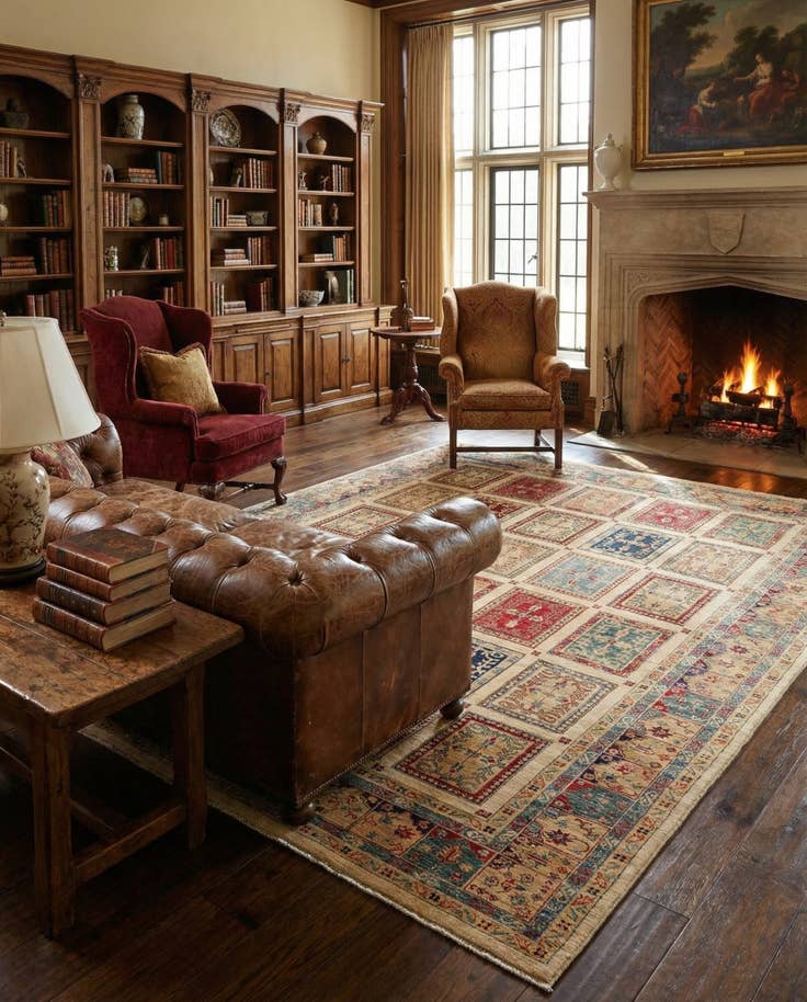 Detail image of 8' 3 x 11' 7 Hand Knotted Ariana Ziegler Rug