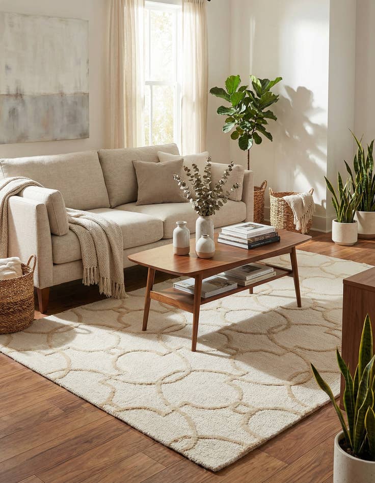 Detail image of 4' 1 x 6' Luna Rug