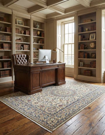 5' 3 x 8' 4 Nain Wool Rug