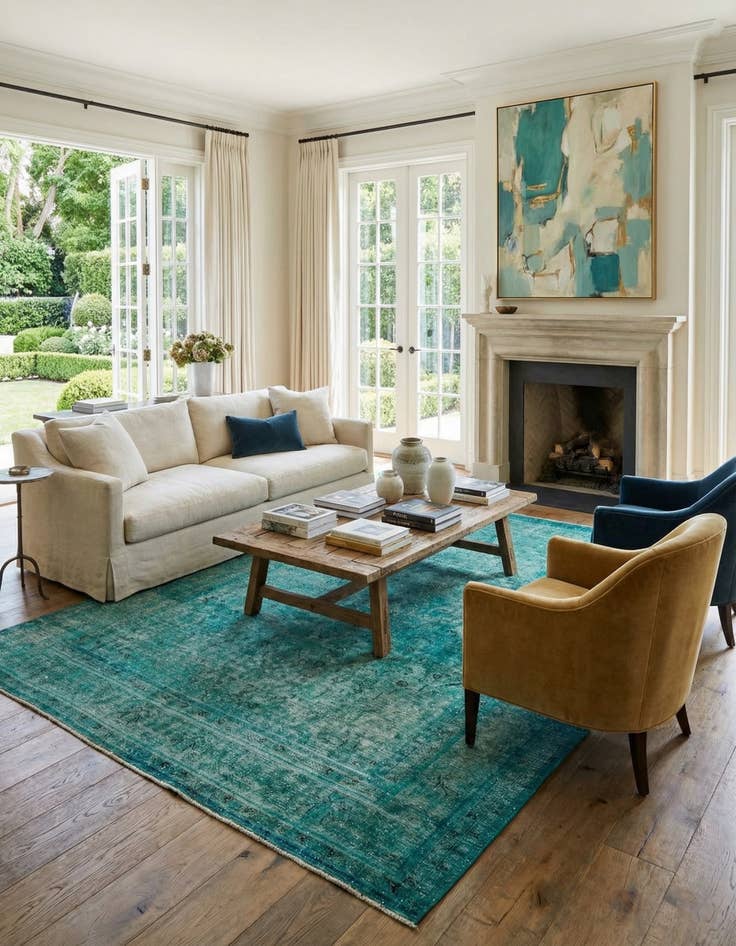 Detail image of 9' 7 x 12' 5  Hand Knotted Ultra Vintage Persian Wool Rug