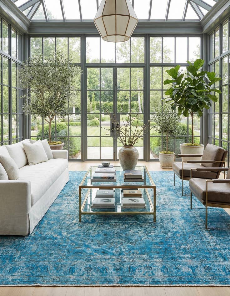 Detail image of  9' 11 x 12' 6 Vintage Royal Wool Rug