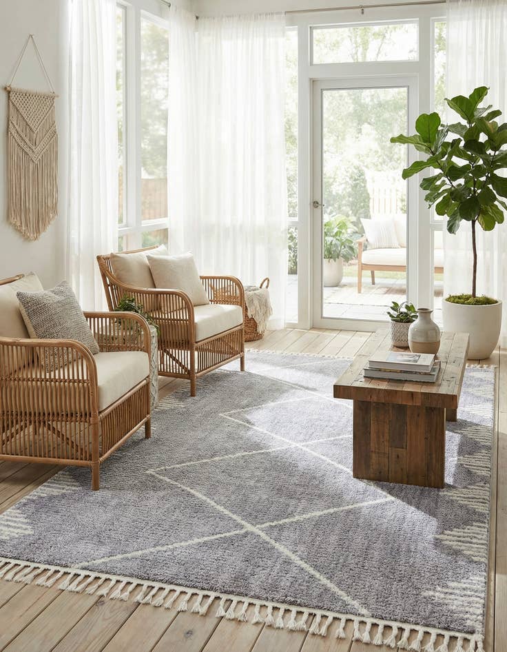 Detail image of 6' 7 x 9' 10 Morocco Rug