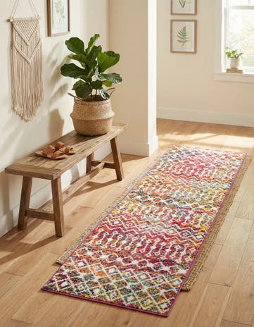 Moroccan Trellis Runner Rug