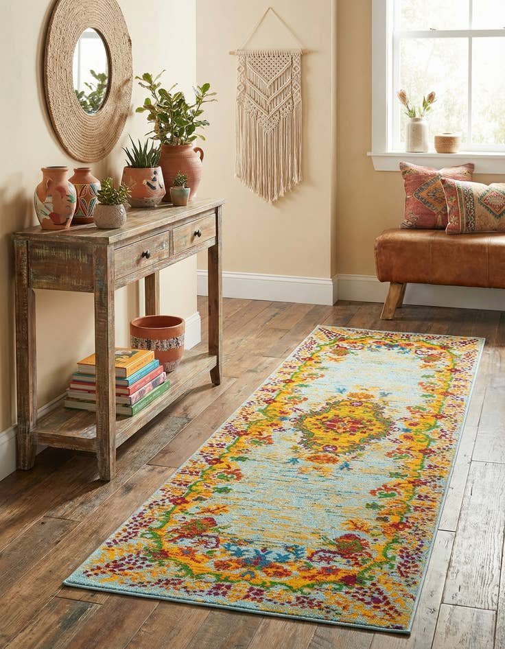 Detail image of  2' x 6' Calypso Runner Rug