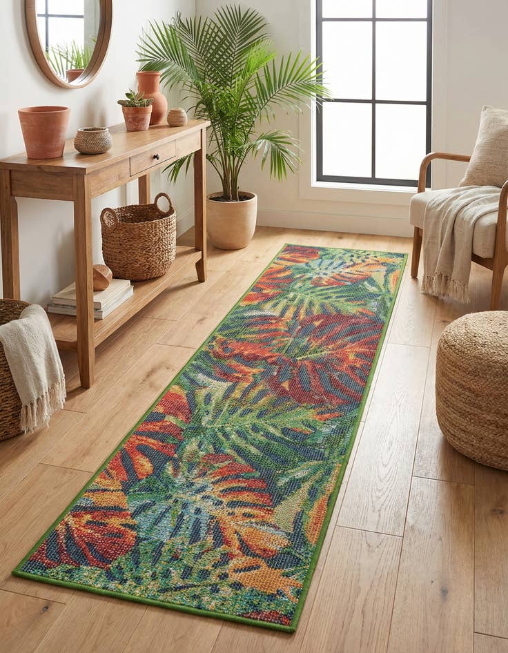Detail image of  2' x 8'  Washable Baja Indoor / Outdoor Runner Rug
