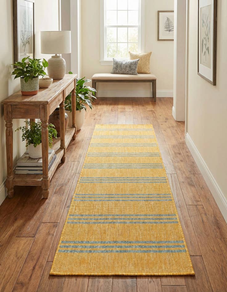 Detail image of 2' x 6'  Washable Jill Zarin Anguilla Indoor / Outdoor Runner Rug