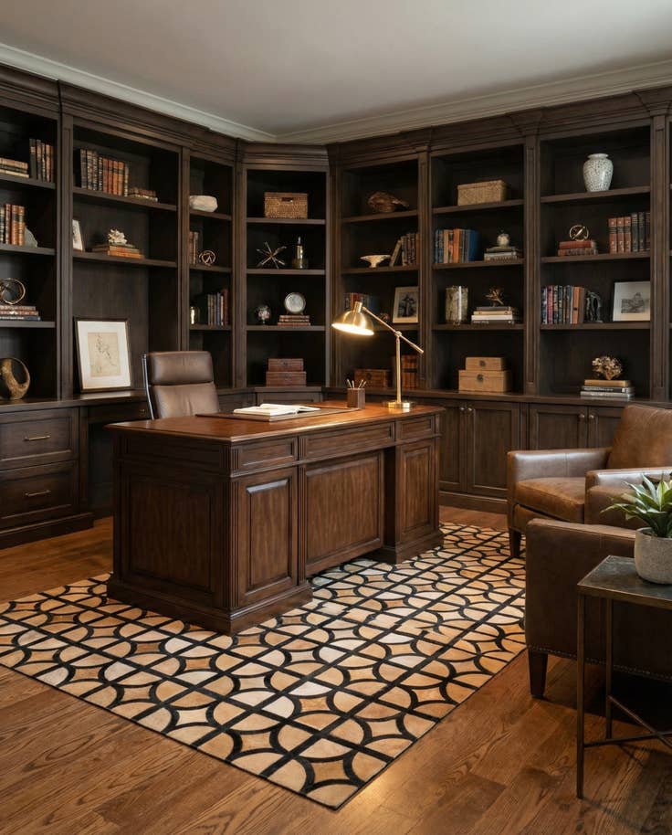 Detail image of 5' x 7' 10 Cowhide Rug