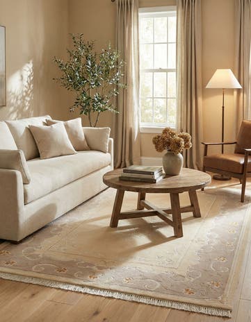3' 11 x 5' 11 Hand Knotted Darya Wool Rug
