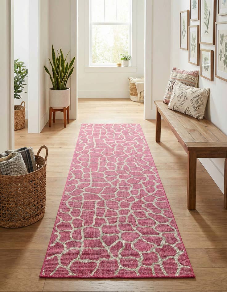 Detail image of 2' 7 x 10'  Washable Safari Indoor / Outdoor Runner Rug