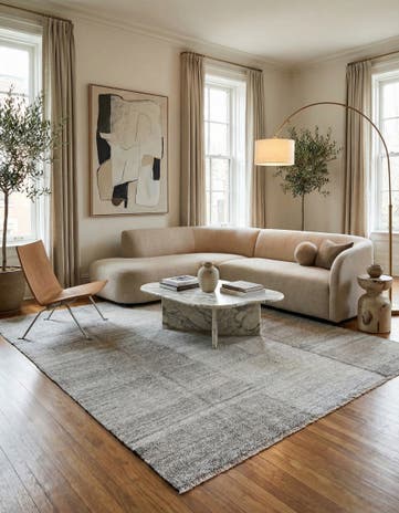 8' 2 x 11' 7 Hand Woven Kilim Modern Wool Rug