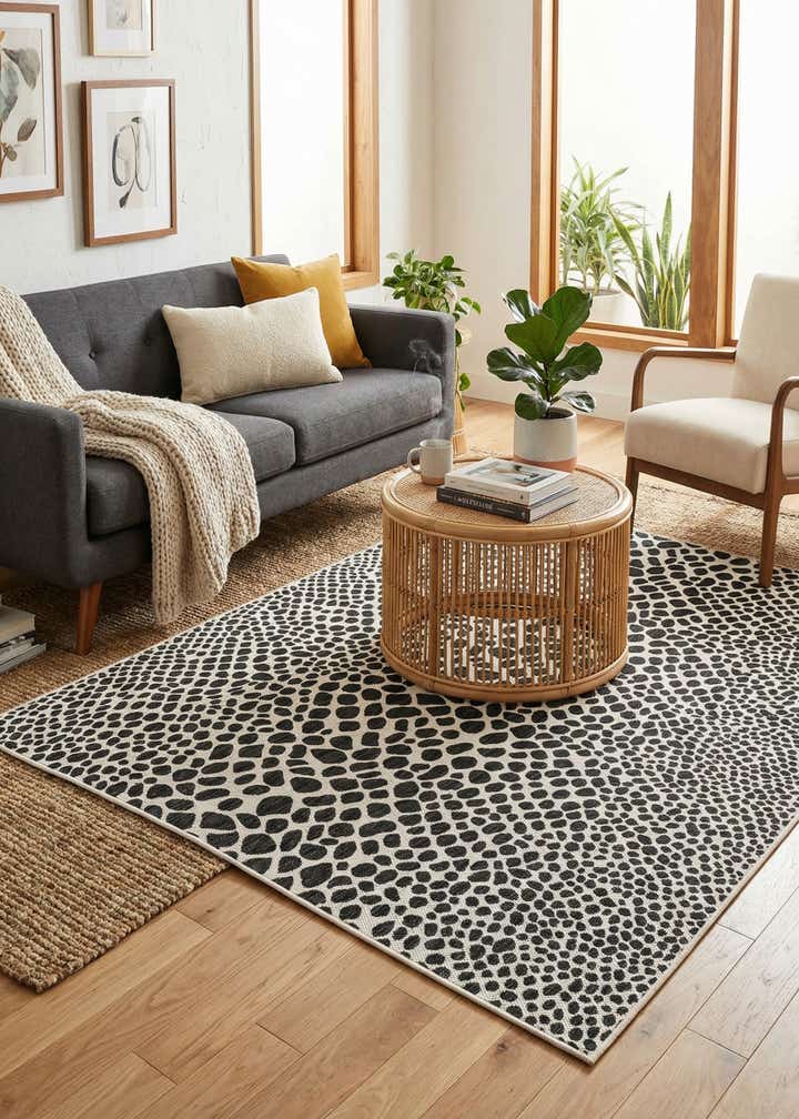 6' x 9' Easy-Clean Jill Zarin Cape Town Indoor / Outdoor Rug