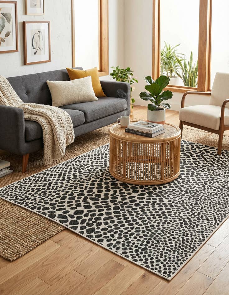 Detail image of 6' x 9' Easy-Clean Jill Zarin Cape Town Indoor / Outdoor Rug