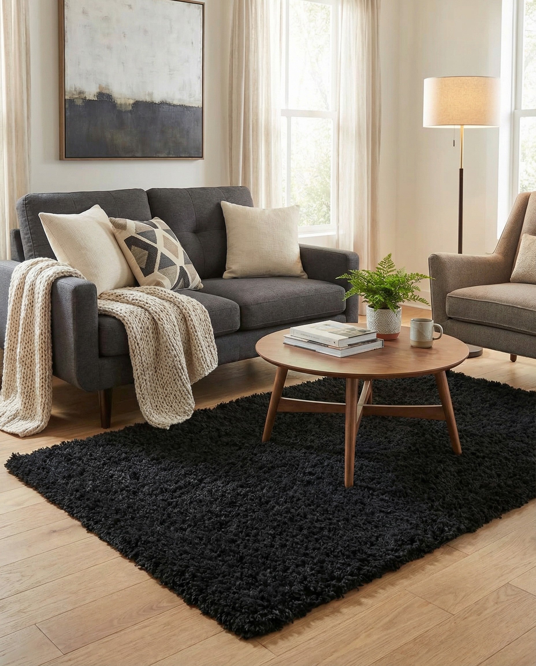  4' x 6' Infinity Shag Rug