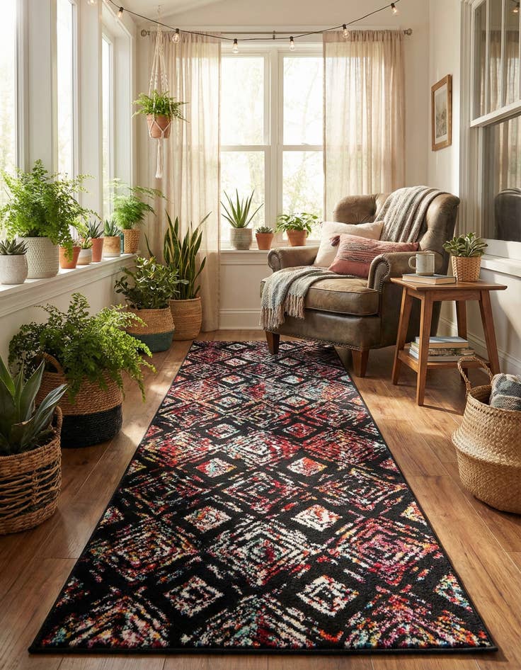 Detail image of 2' 7 x 10' Carrington Runner Rug