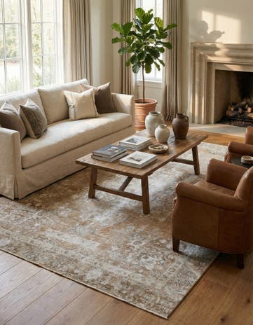 7' 6 x 10' 7 Hand Knotted Ultra Vintage Persian Wool Rug