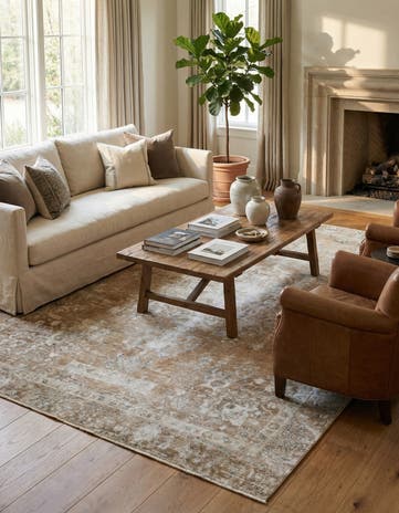 7' 6 x 10' 7 Hand Knotted Ultra Vintage Persian Wool Rug