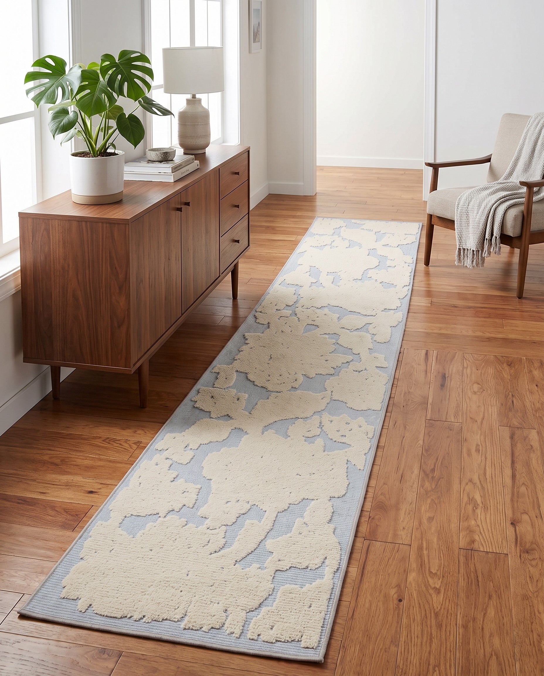 2' x 10' Easy-Clean Aruba Indoor / Outdoor Runner Rug
