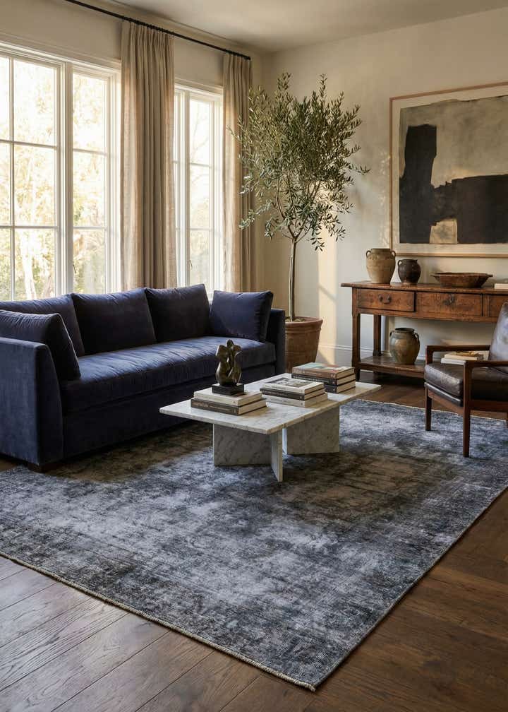 7' x 10' 2 Hand Knotted Ultra Vintage Persian Wool Rug