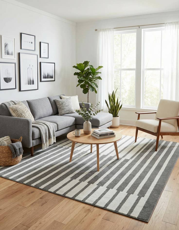 Detail image of 7' 10 x 7' 10 Oslo Square Rug