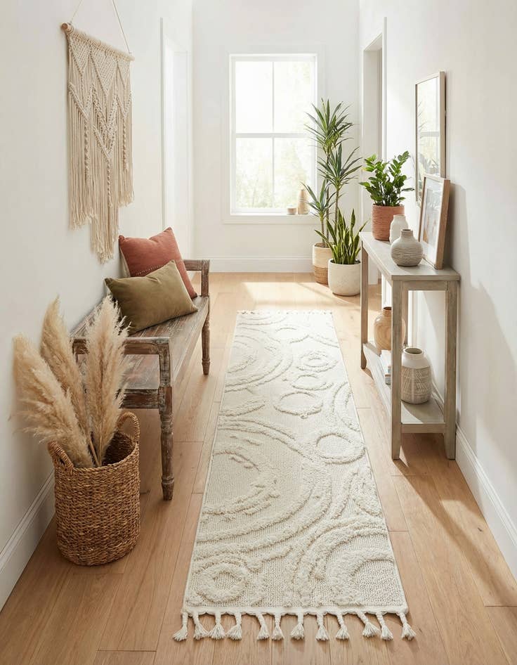 Detail image of 2' x 8' Boho Runner Rug