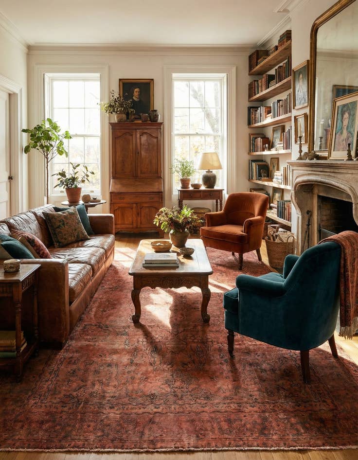 Detail image of  7' 10 x 12'  Hand Knotted Ultra Vintage Persian Wool Rug