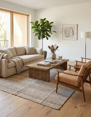 5' 7 x 9' 7 Hand Woven Kilim Modern Wool Rug