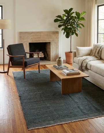 4' 5 x 6' 2 Hand Knotted Darya Wool Rug