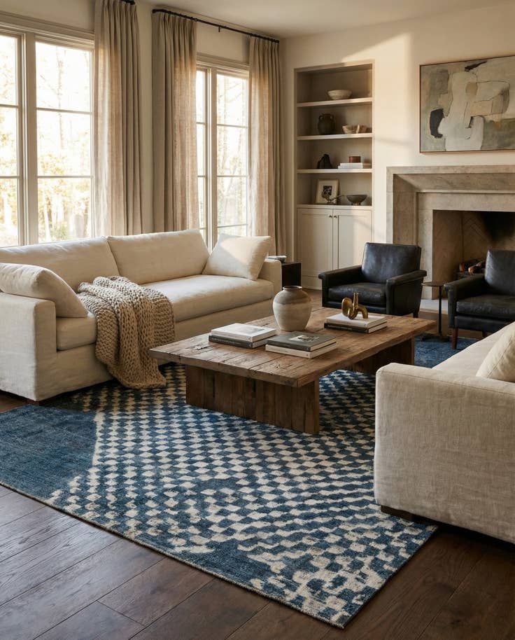 Detail image of 9' 6 x 12' 9 Hand Knotted Ultra Vintage Persian Wool Rug