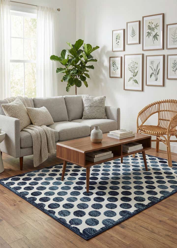 5' x 8' Easy-Clean Sabrina Soto Indoor / Outdoor Rug