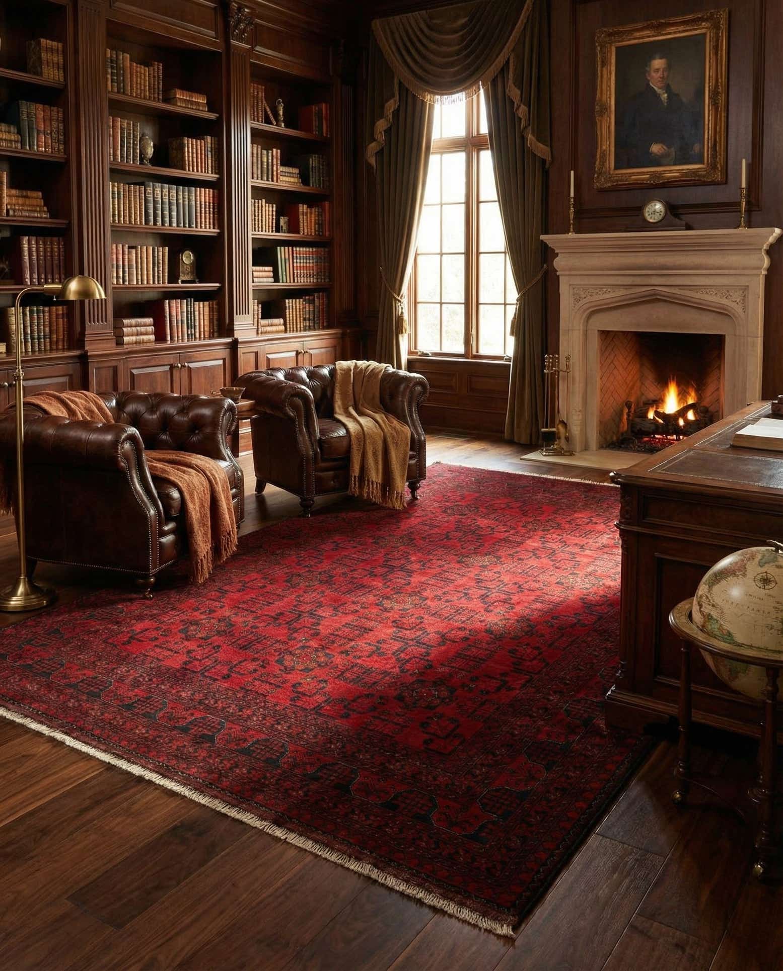6' 7 x 9' 9 Hand Knotted Khal Mohammadi Wool Rug