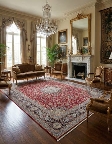 9' 11 x 12' 11 Kashan Rug