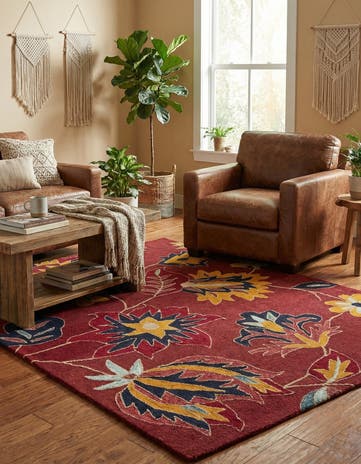 5' x 8' Agra Wool Rug
