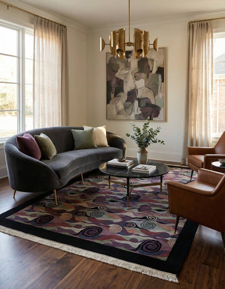 Detail image of  6' 6 x 9' 5 Scala Rug