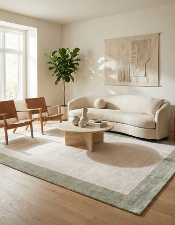 5' 7 x 7' 10 Hand Knotted Darya Wool Rug