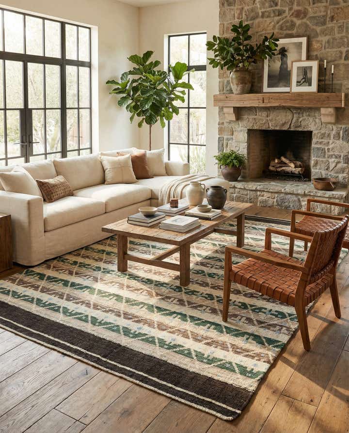 8' 2 x 10' 3 Hand Knotted Darya Wool Rug