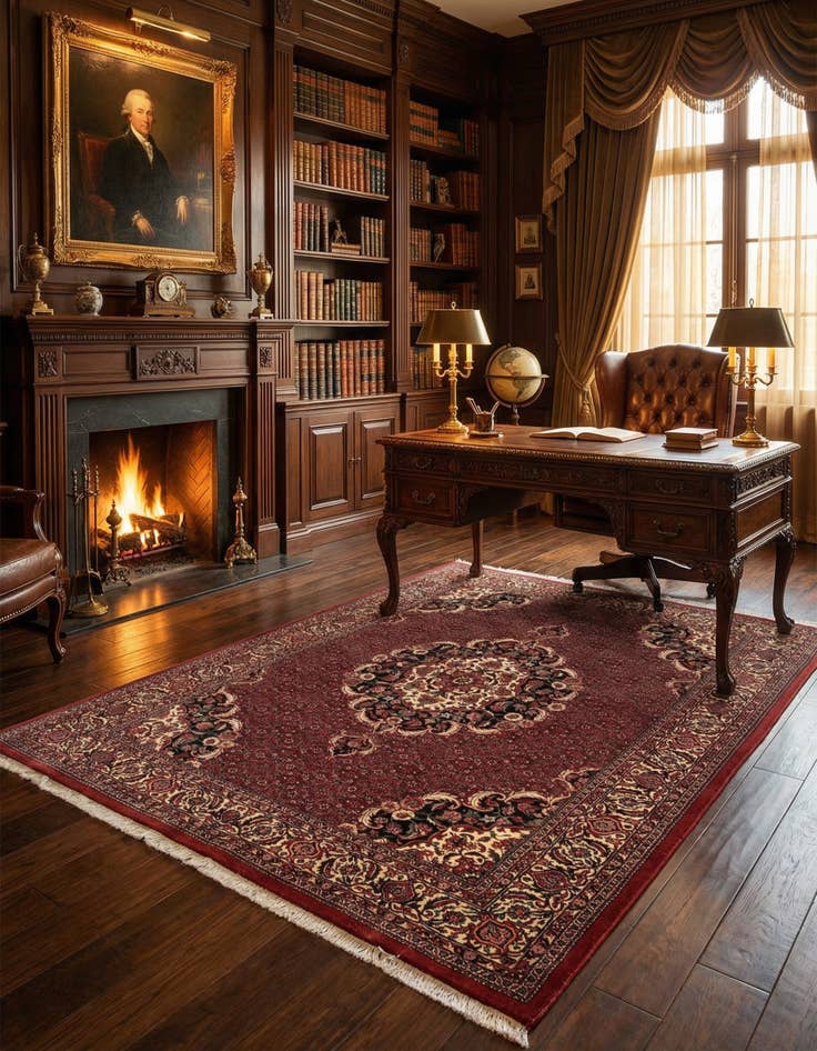 Detail image of 5' 7 x 8' 2 Bidjar Wool Rug