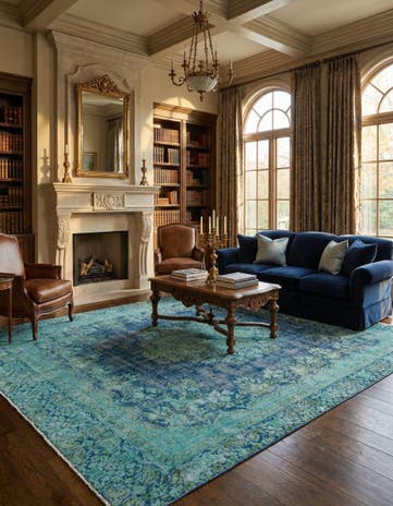 8' 8 x 11' 7 Vintage Royal Wool Rug